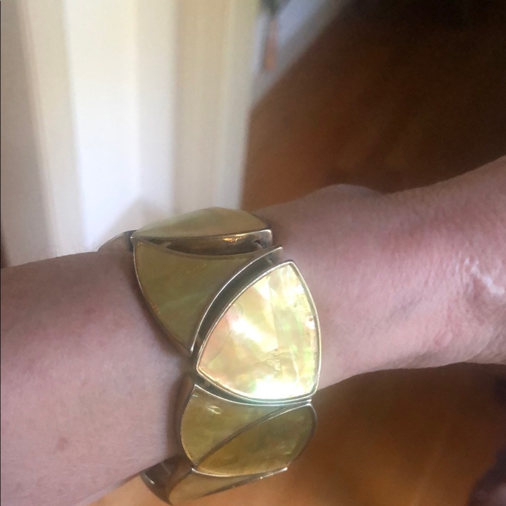 Gold Triangle Bracelet